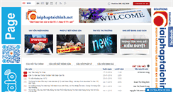 Desktop Screenshot of giaiphaptaichinh.net