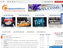 Tablet Screenshot of giaiphaptaichinh.net